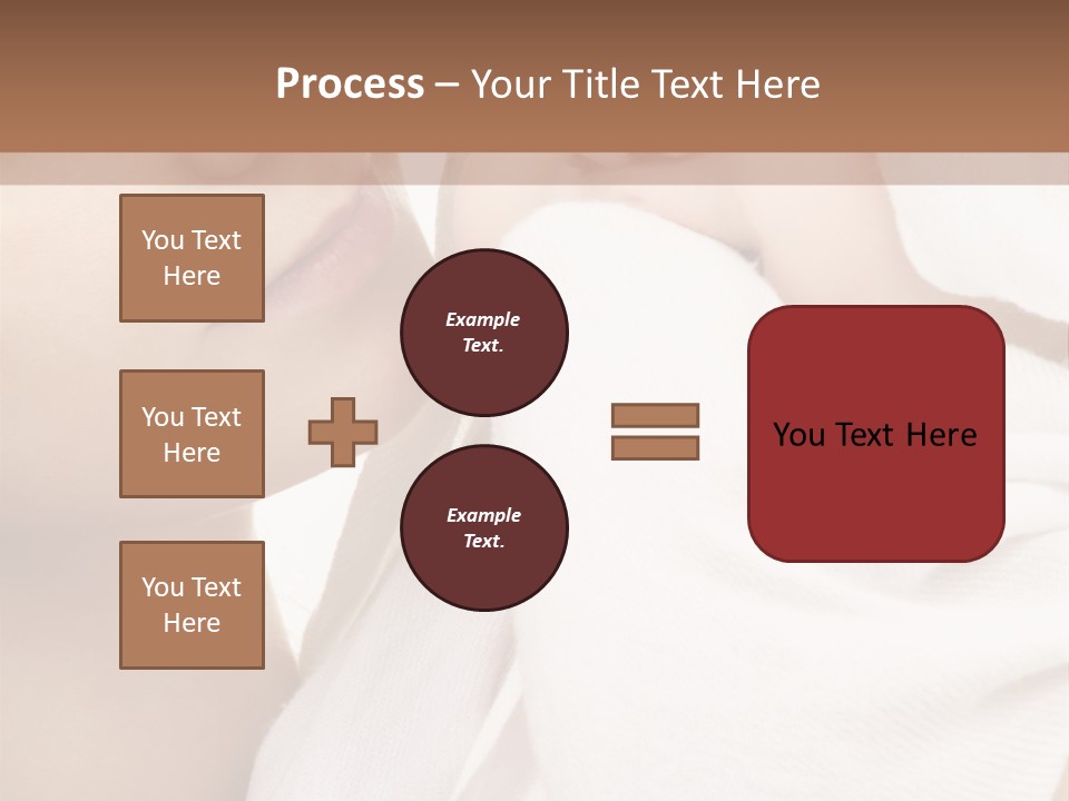 Blue Eyed Family Together PowerPoint Template