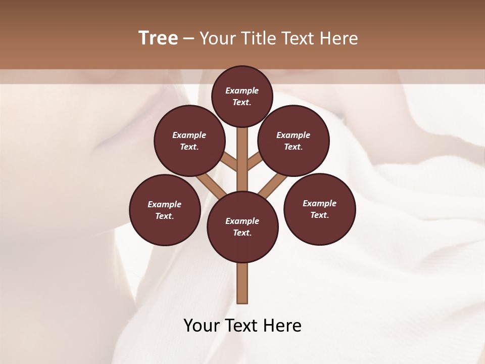Blue Eyed Family Together PowerPoint Template