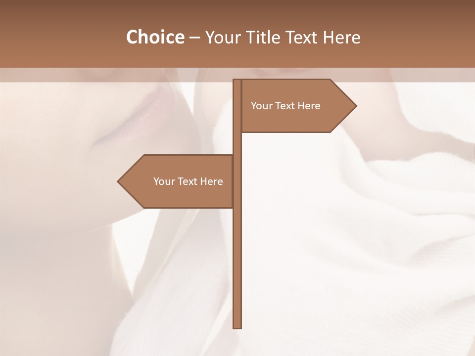 Blue Eyed Family Together PowerPoint Template