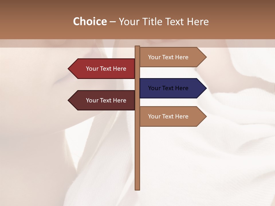 Blue Eyed Family Together PowerPoint Template