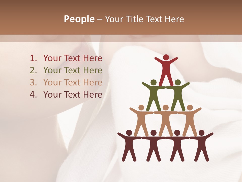 Blue Eyed Family Together PowerPoint Template