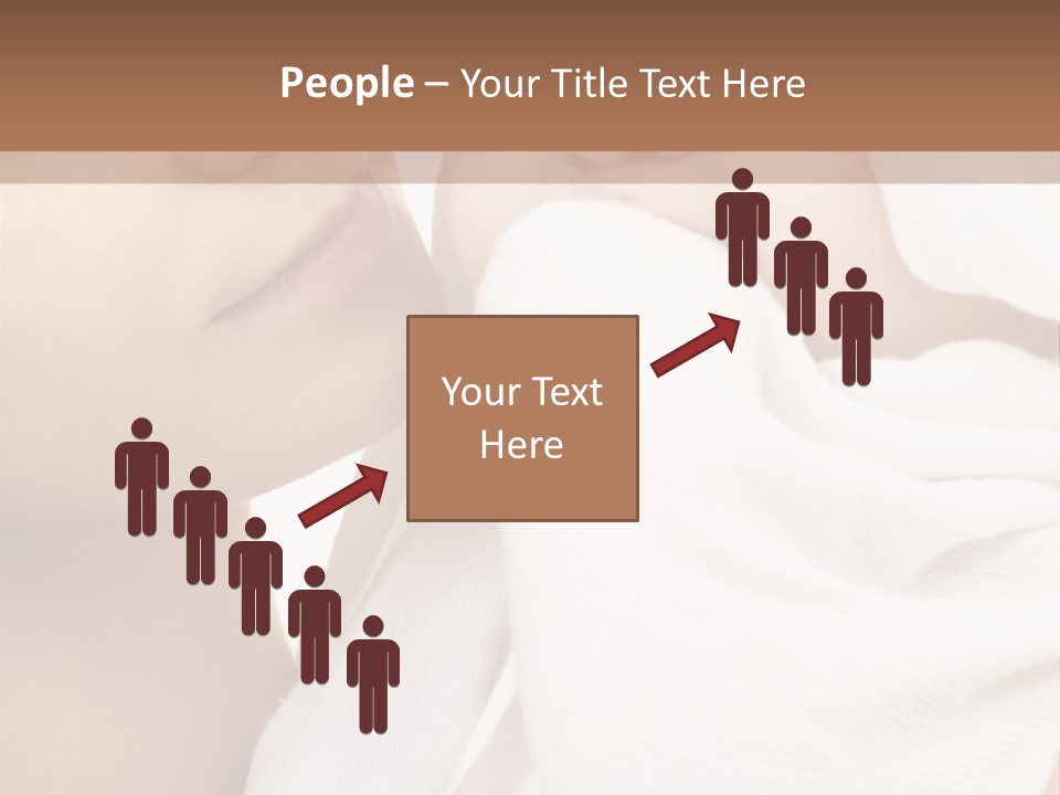 Blue Eyed Family Together PowerPoint Template