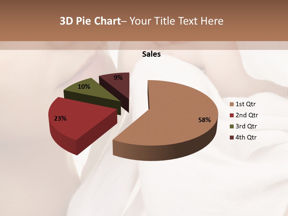 Blue Eyed Family Together PowerPoint Template