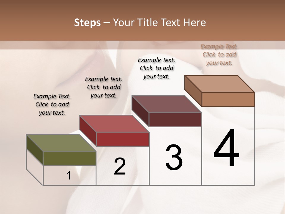 Blue Eyed Family Together PowerPoint Template