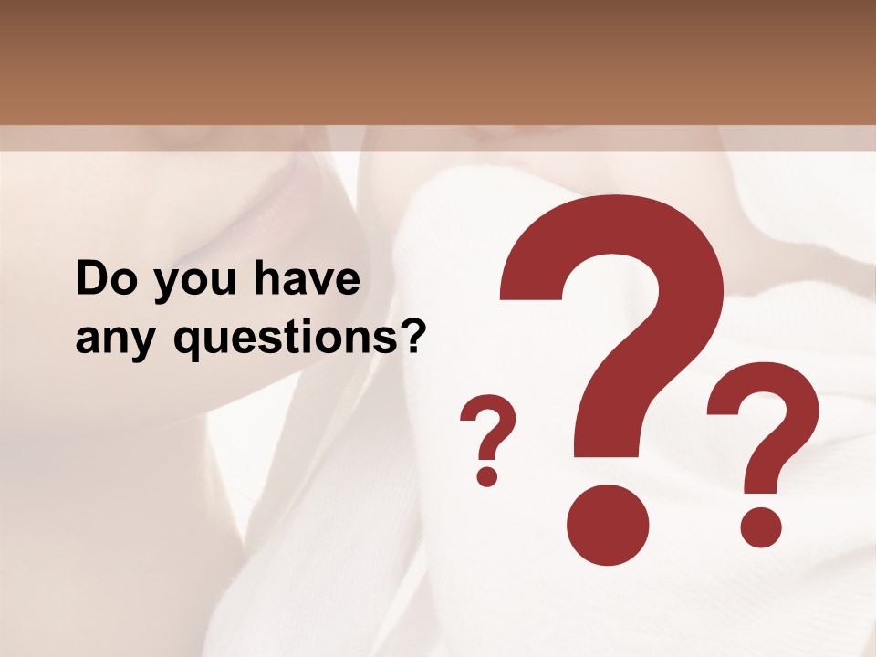 Blue Eyed Family Together PowerPoint Template