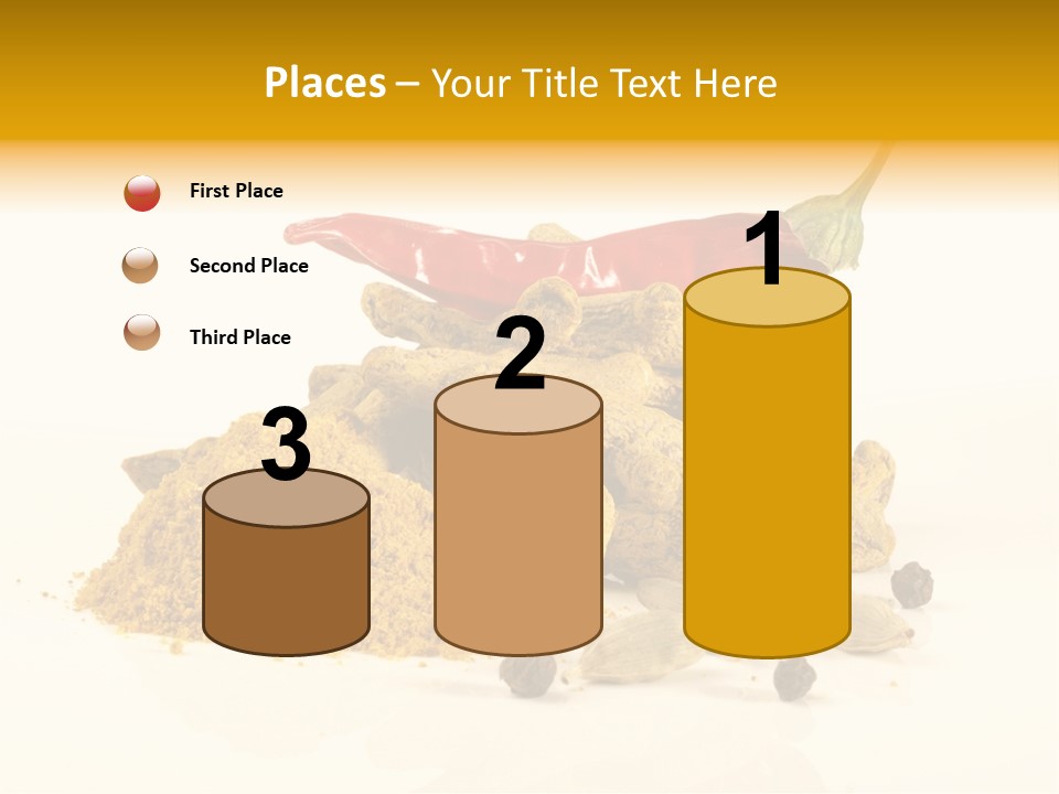 Indian Powder Cardamon PowerPoint Template