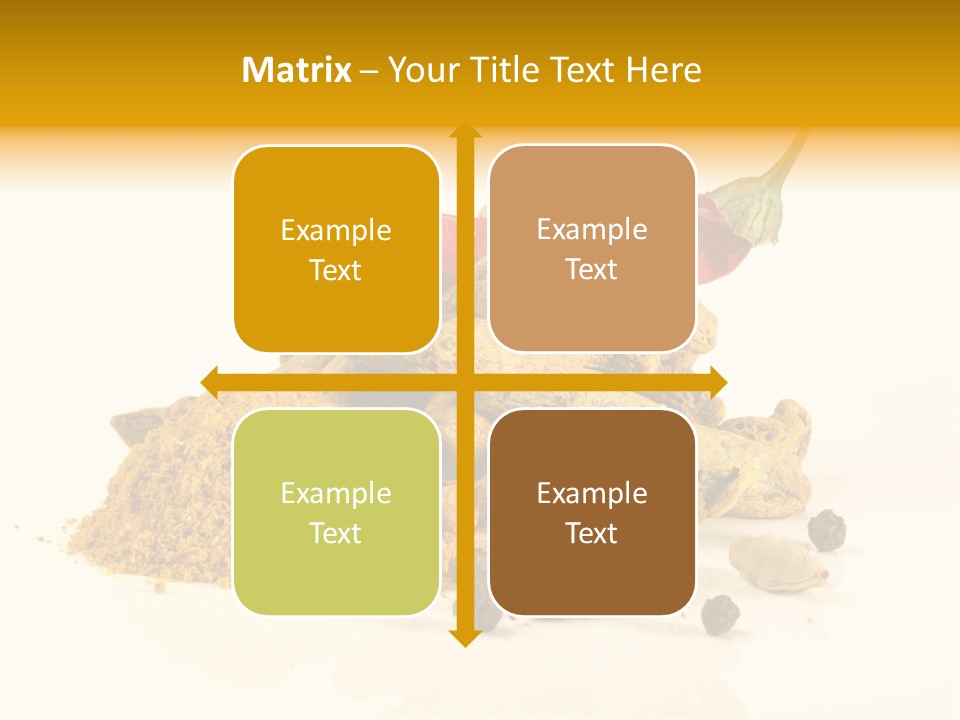Indian Powder Cardamon PowerPoint Template