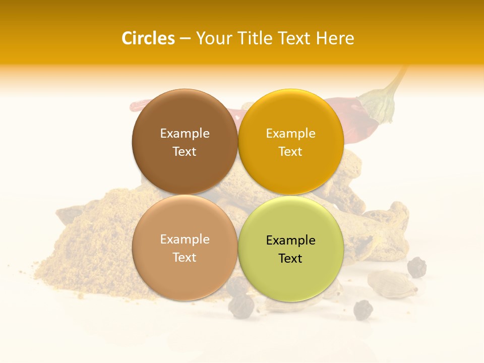 Indian Powder Cardamon PowerPoint Template