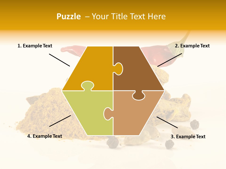 Indian Powder Cardamon PowerPoint Template