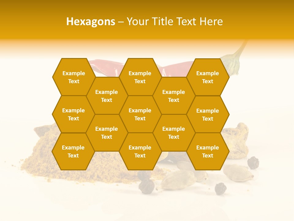 Indian Powder Cardamon PowerPoint Template