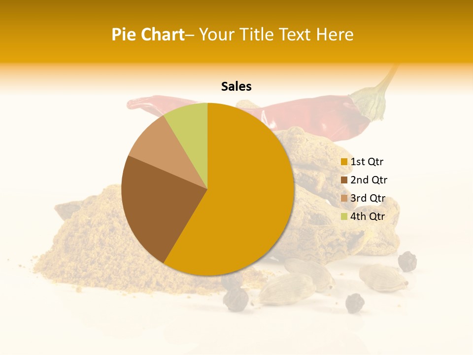 Indian Powder Cardamon PowerPoint Template