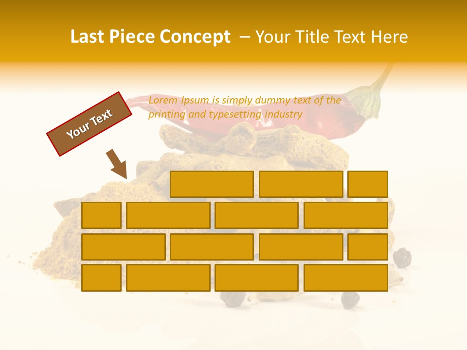 Indian Powder Cardamon PowerPoint Template