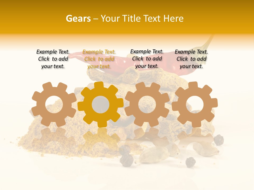 Indian Powder Cardamon PowerPoint Template