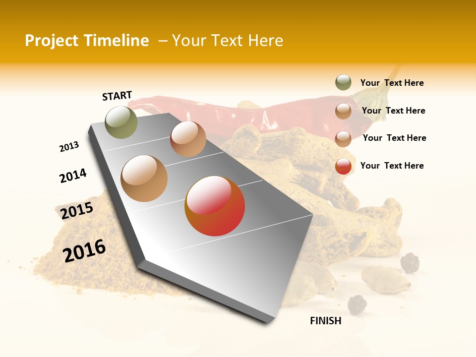 Indian Powder Cardamon PowerPoint Template