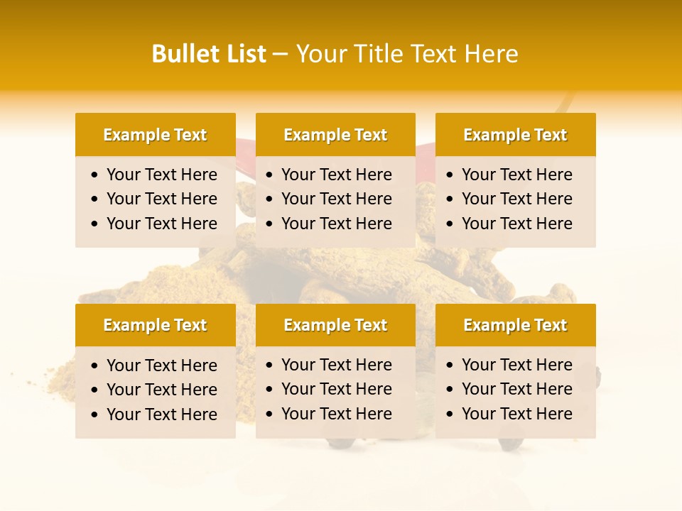 Indian Powder Cardamon PowerPoint Template