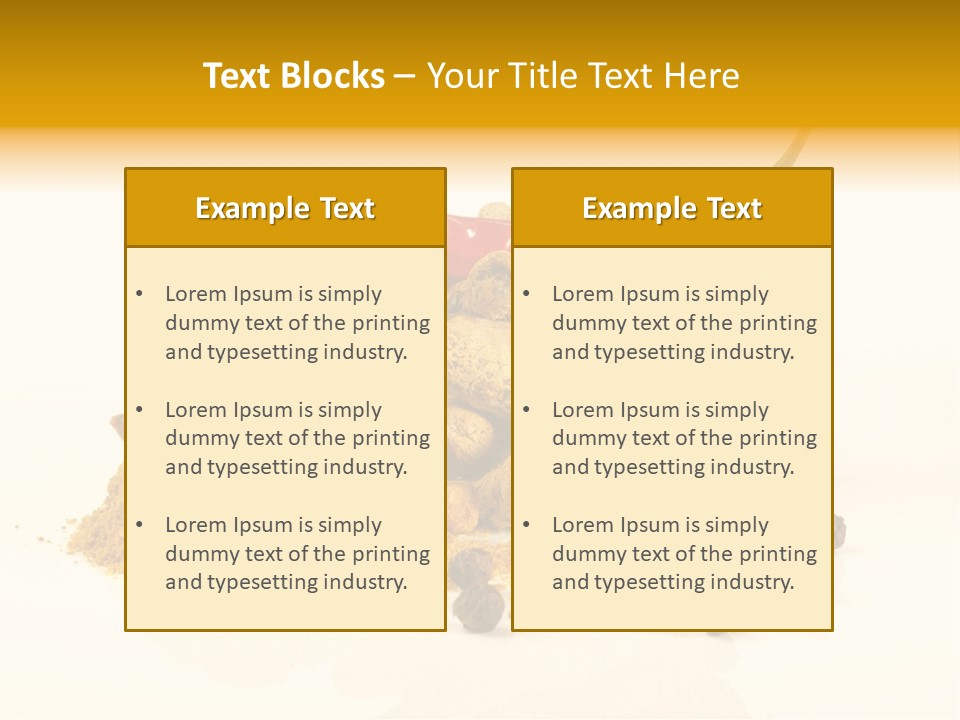 Indian Powder Cardamon PowerPoint Template