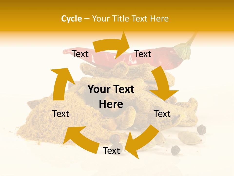 Indian Powder Cardamon PowerPoint Template