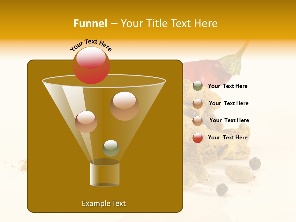 Indian Powder Cardamon PowerPoint Template