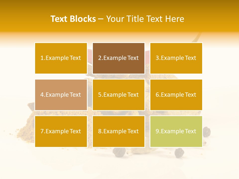 Indian Powder Cardamon PowerPoint Template