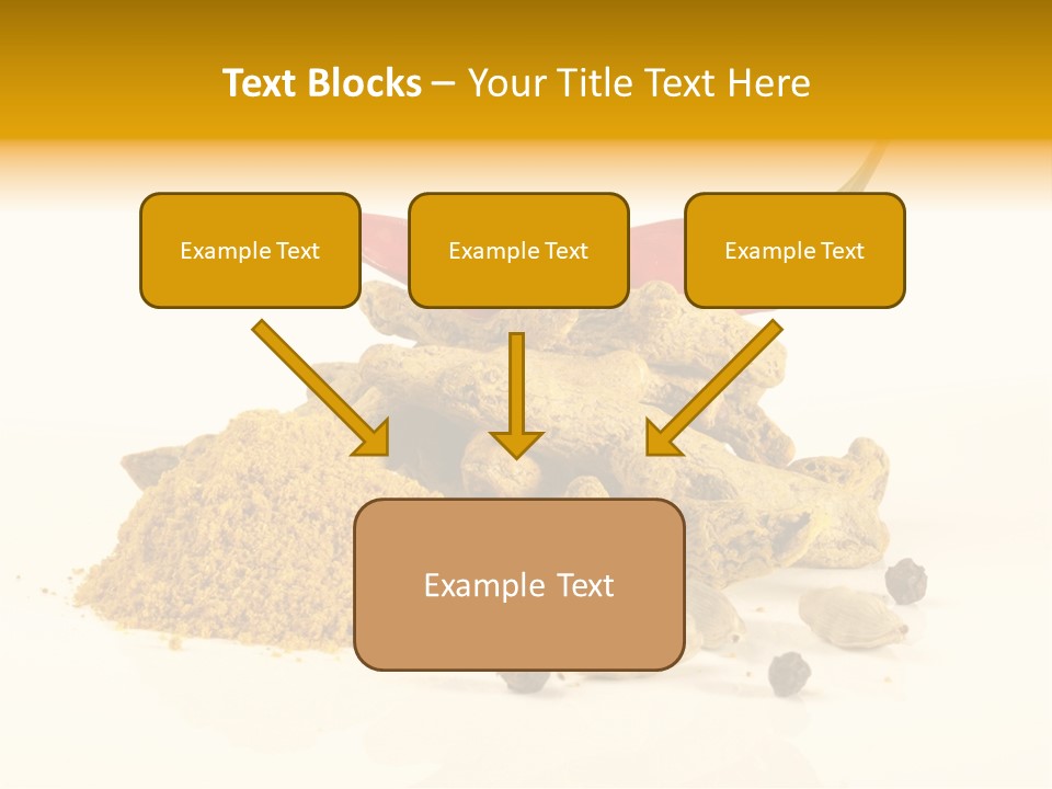Indian Powder Cardamon PowerPoint Template