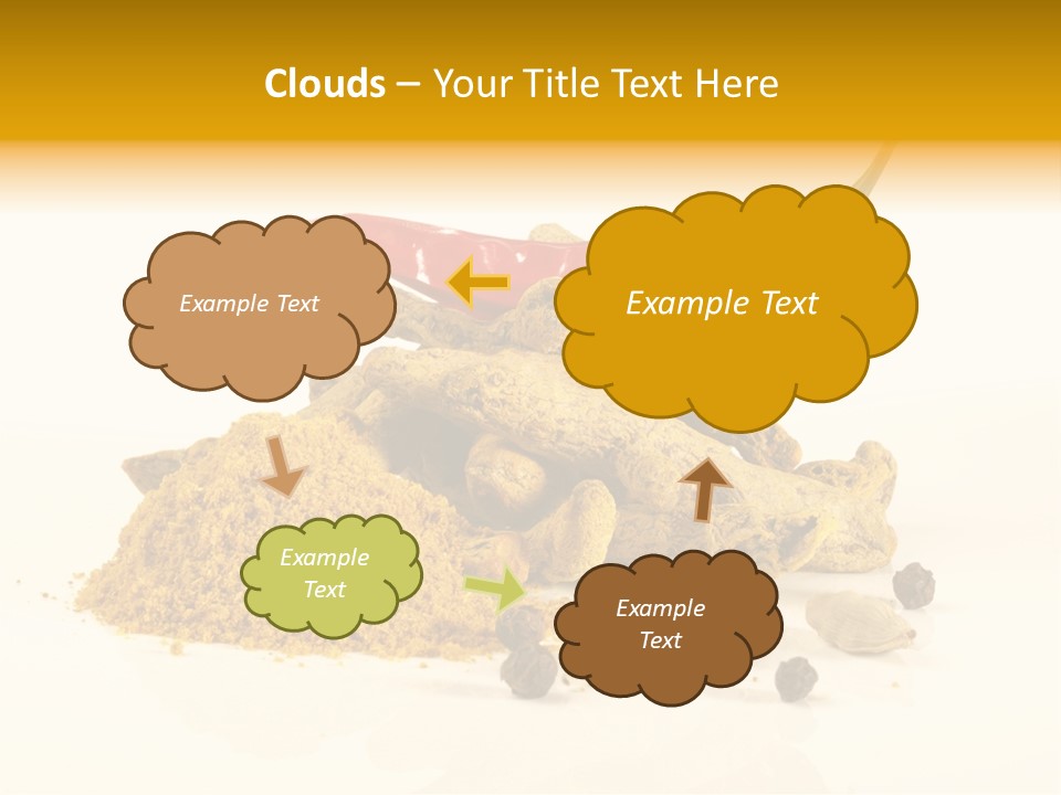 Indian Powder Cardamon PowerPoint Template