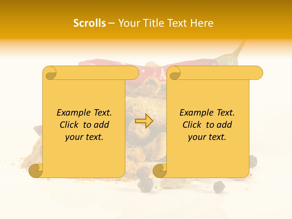 Indian Powder Cardamon PowerPoint Template