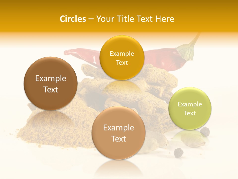 Indian Powder Cardamon PowerPoint Template