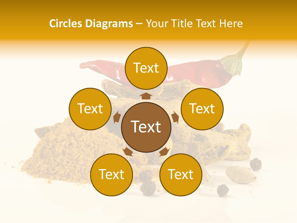 Indian Powder Cardamon PowerPoint Template