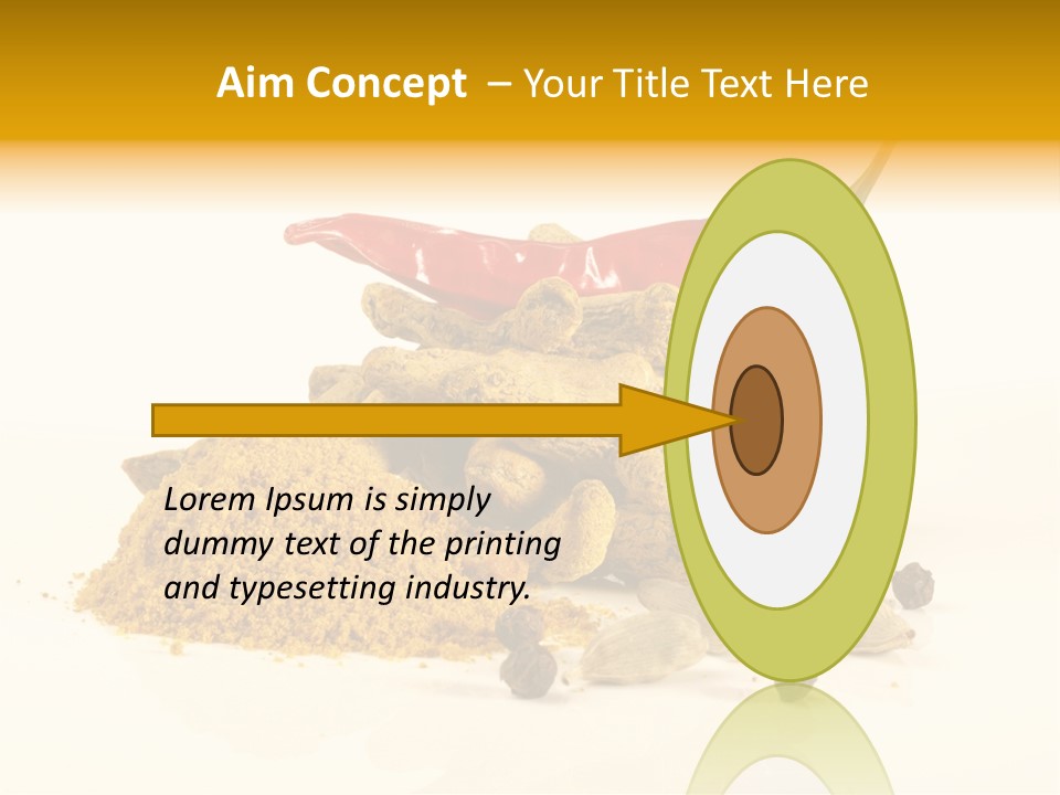 Indian Powder Cardamon PowerPoint Template