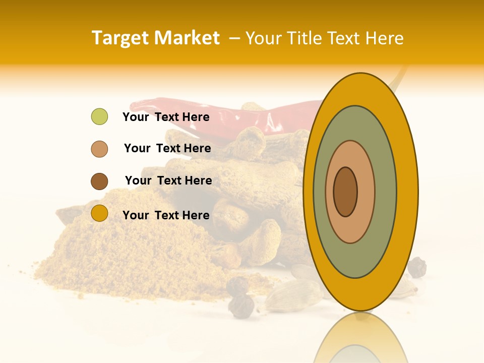 Indian Powder Cardamon PowerPoint Template