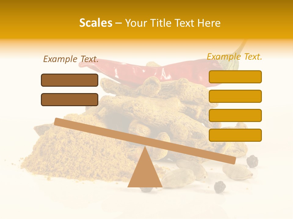 Indian Powder Cardamon PowerPoint Template