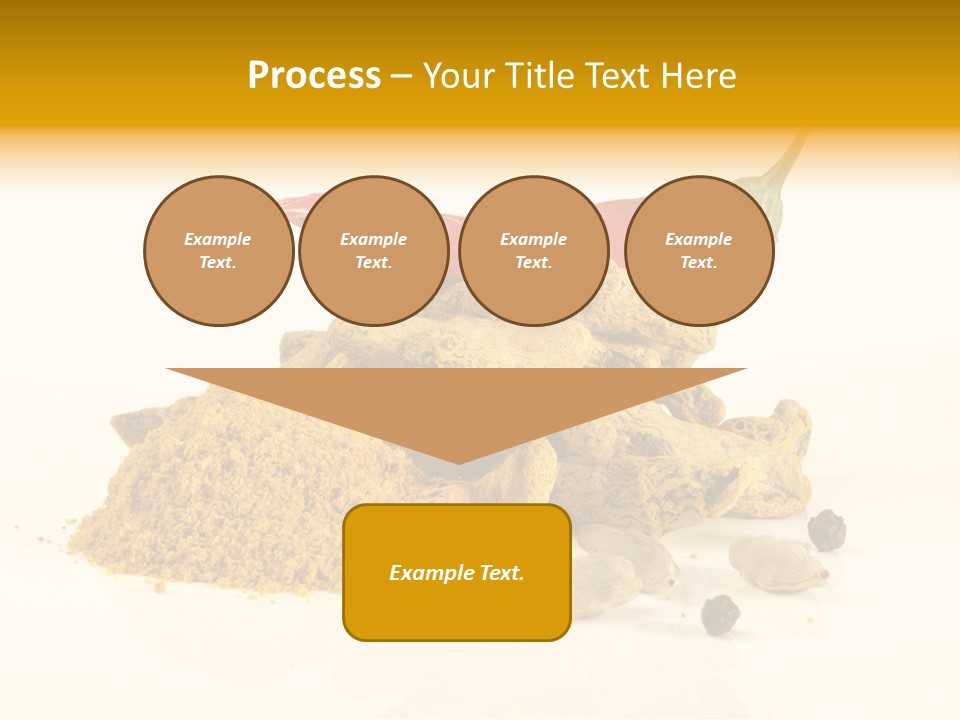 Indian Powder Cardamon PowerPoint Template