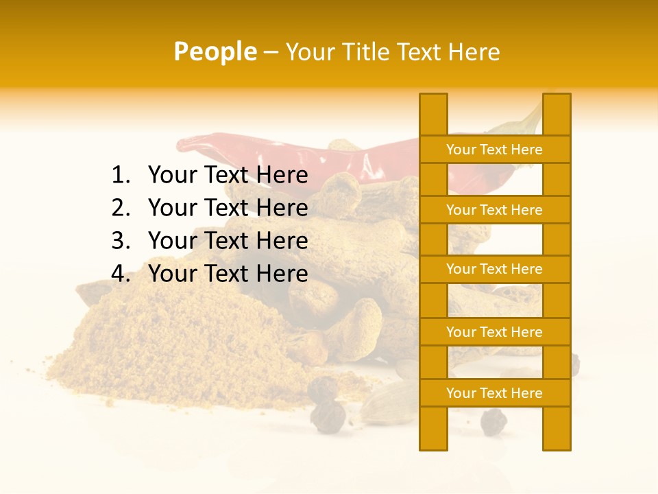 Indian Powder Cardamon PowerPoint Template