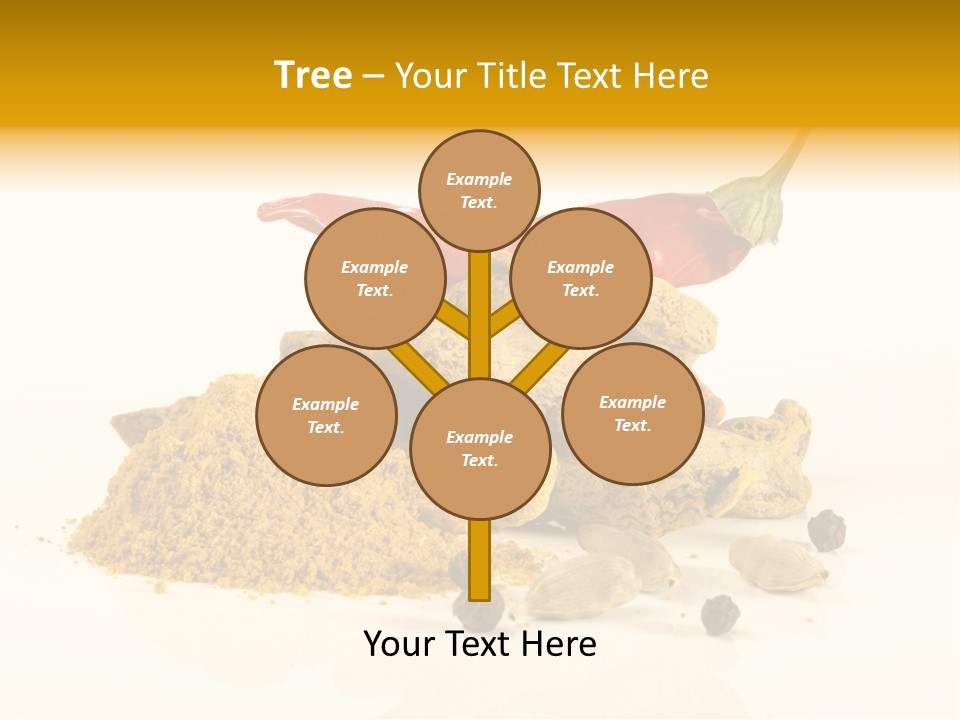 Indian Powder Cardamon PowerPoint Template