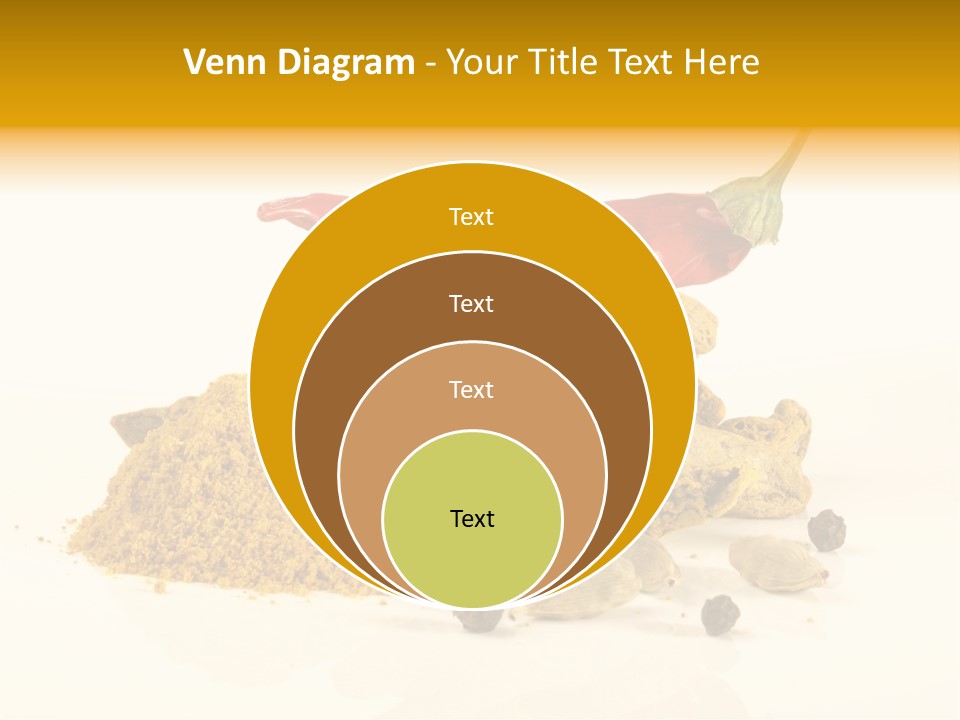 Indian Powder Cardamon PowerPoint Template