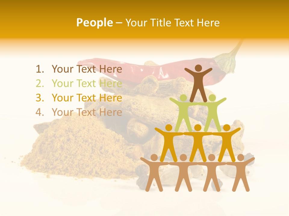 Indian Powder Cardamon PowerPoint Template
