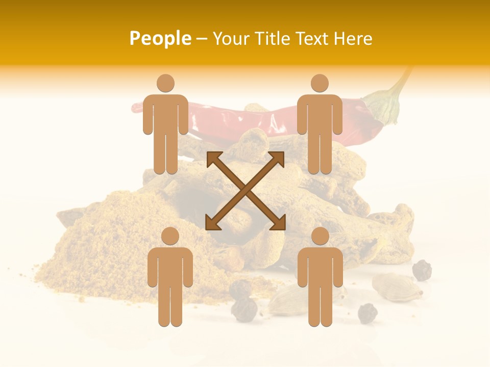 Indian Powder Cardamon PowerPoint Template
