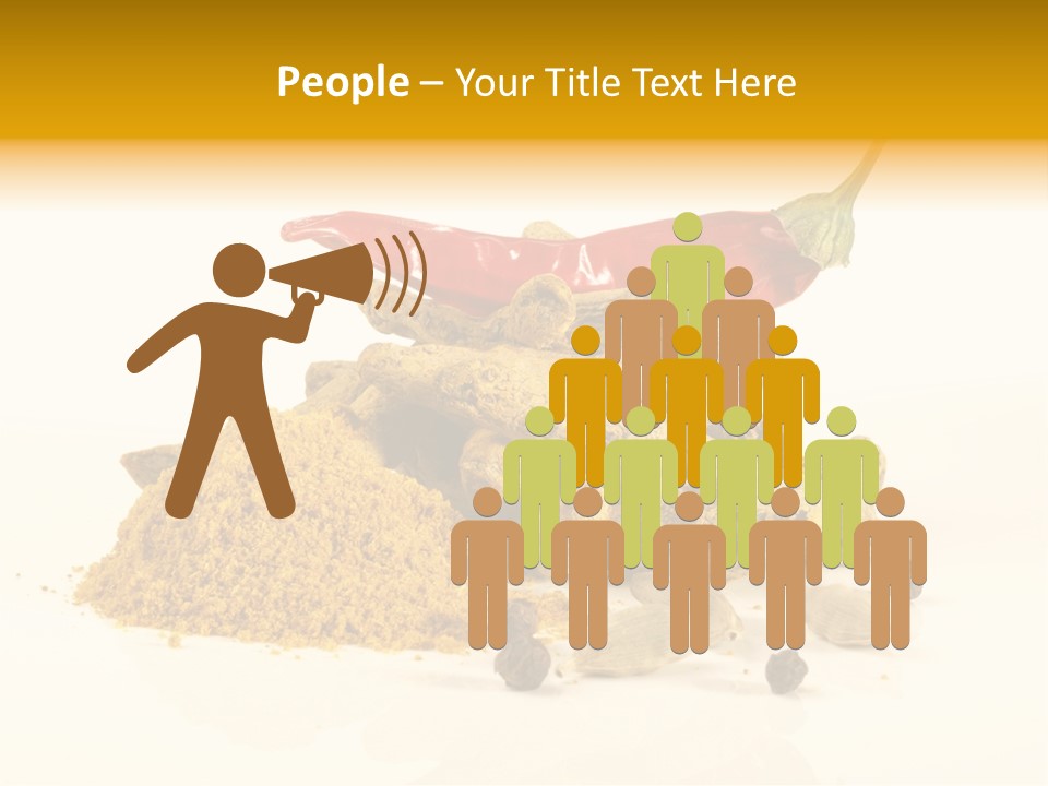 Indian Powder Cardamon PowerPoint Template