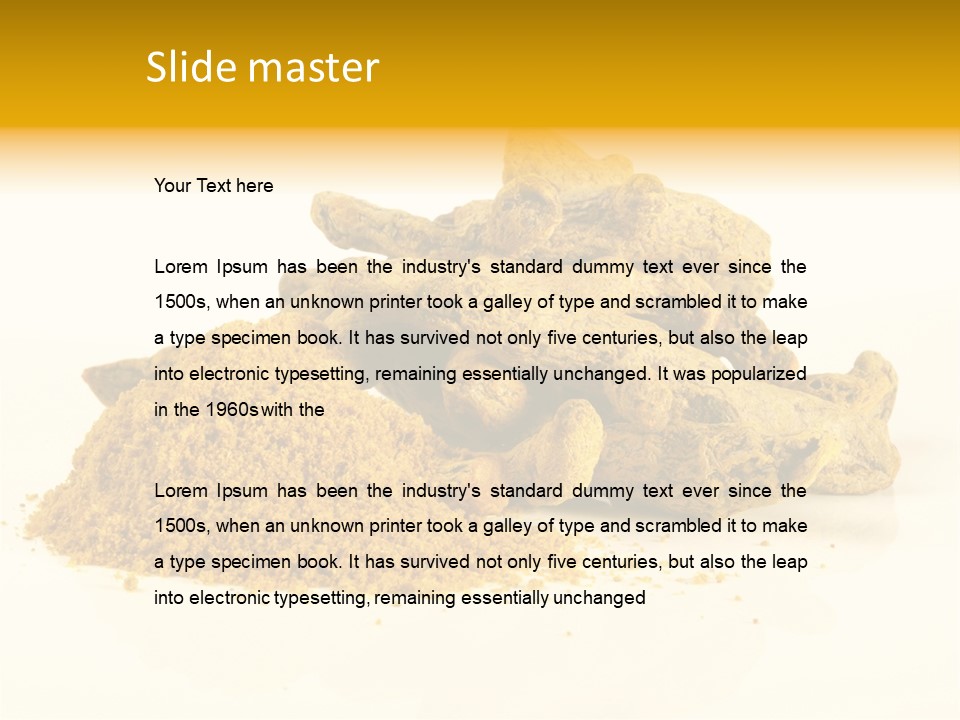 Indian India Yellow PowerPoint Template