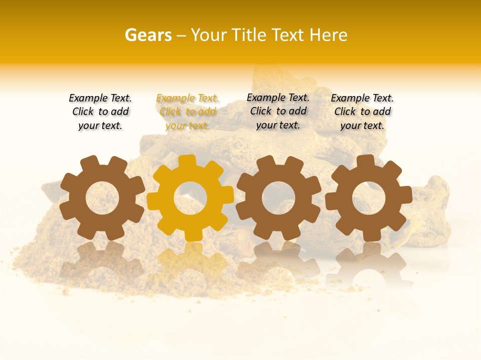 Indian India Yellow PowerPoint Template