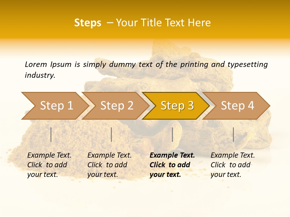 Indian India Yellow PowerPoint Template