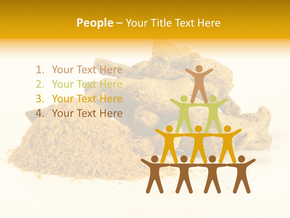 Indian India Yellow PowerPoint Template
