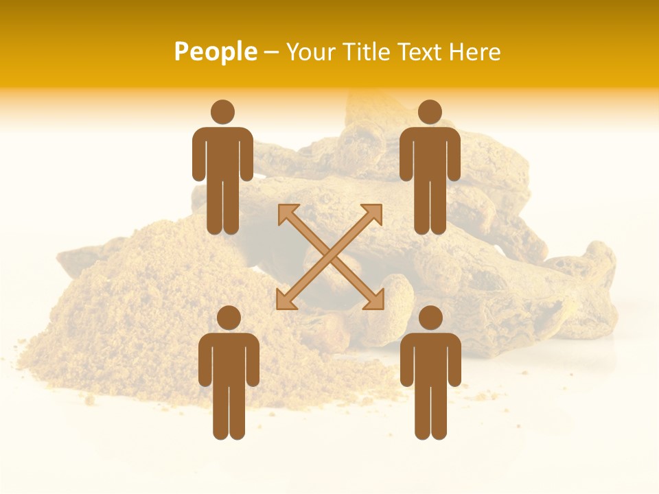 Indian India Yellow PowerPoint Template