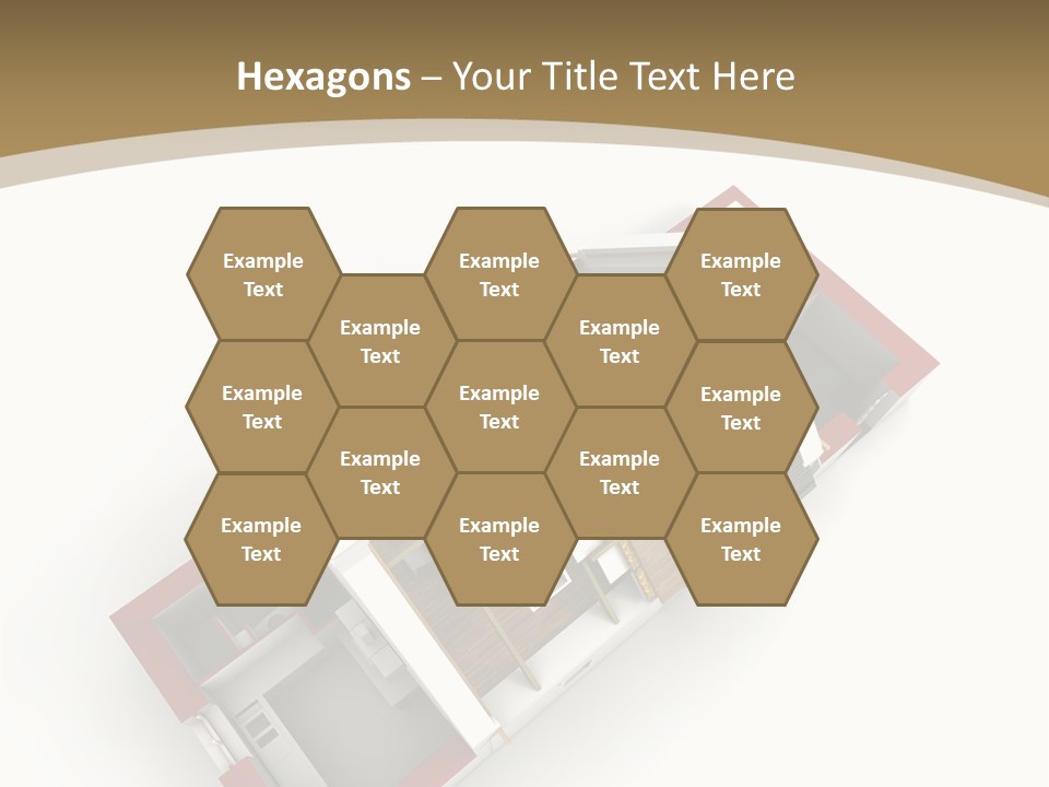 Flat Building Chalet PowerPoint Template