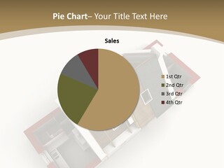 Flat Building Chalet PowerPoint Template