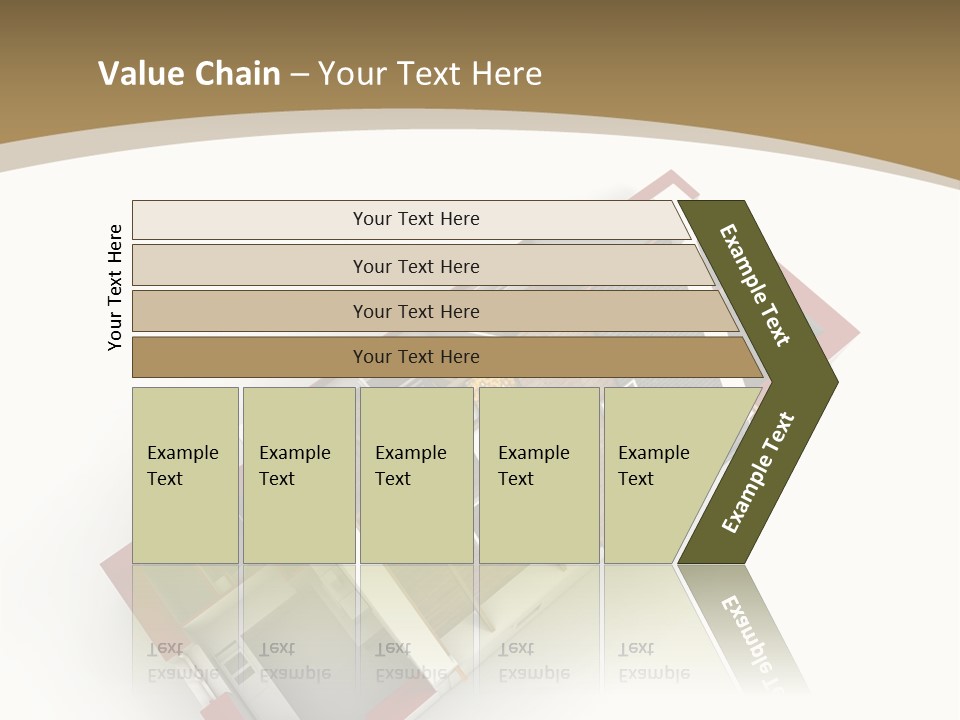 Flat Building Chalet PowerPoint Template