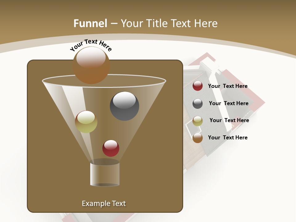 Flat Building Chalet PowerPoint Template