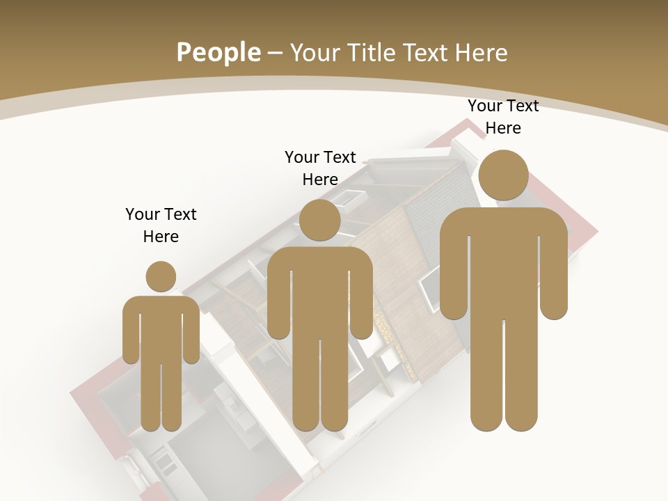 Flat Building Chalet PowerPoint Template