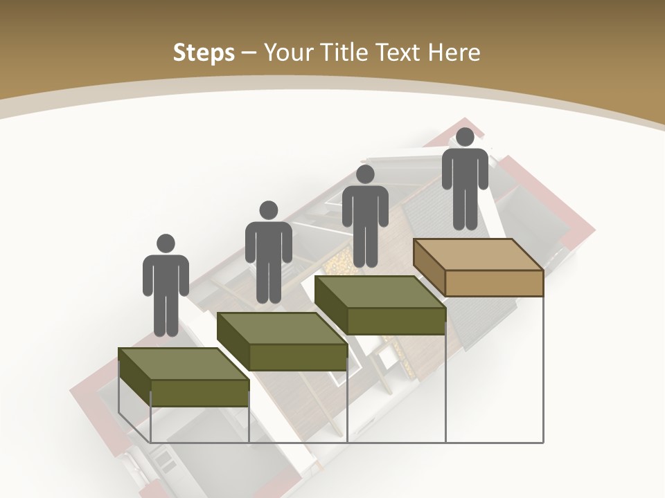 Flat Building Chalet PowerPoint Template