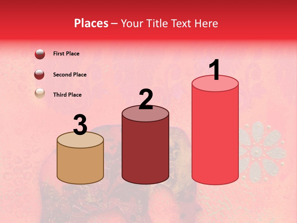 Symbol Gold Bejeweled PowerPoint Template